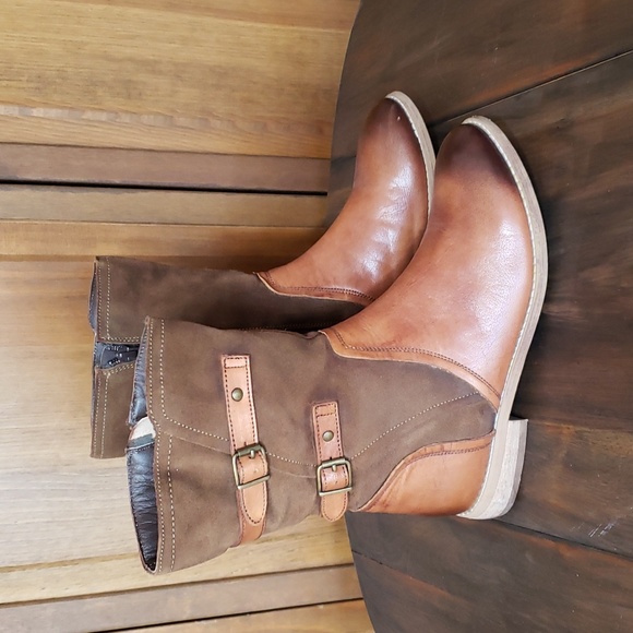 ROAN Suze Suede Leather Boot Sz 6.5 - Picture 2 of 10